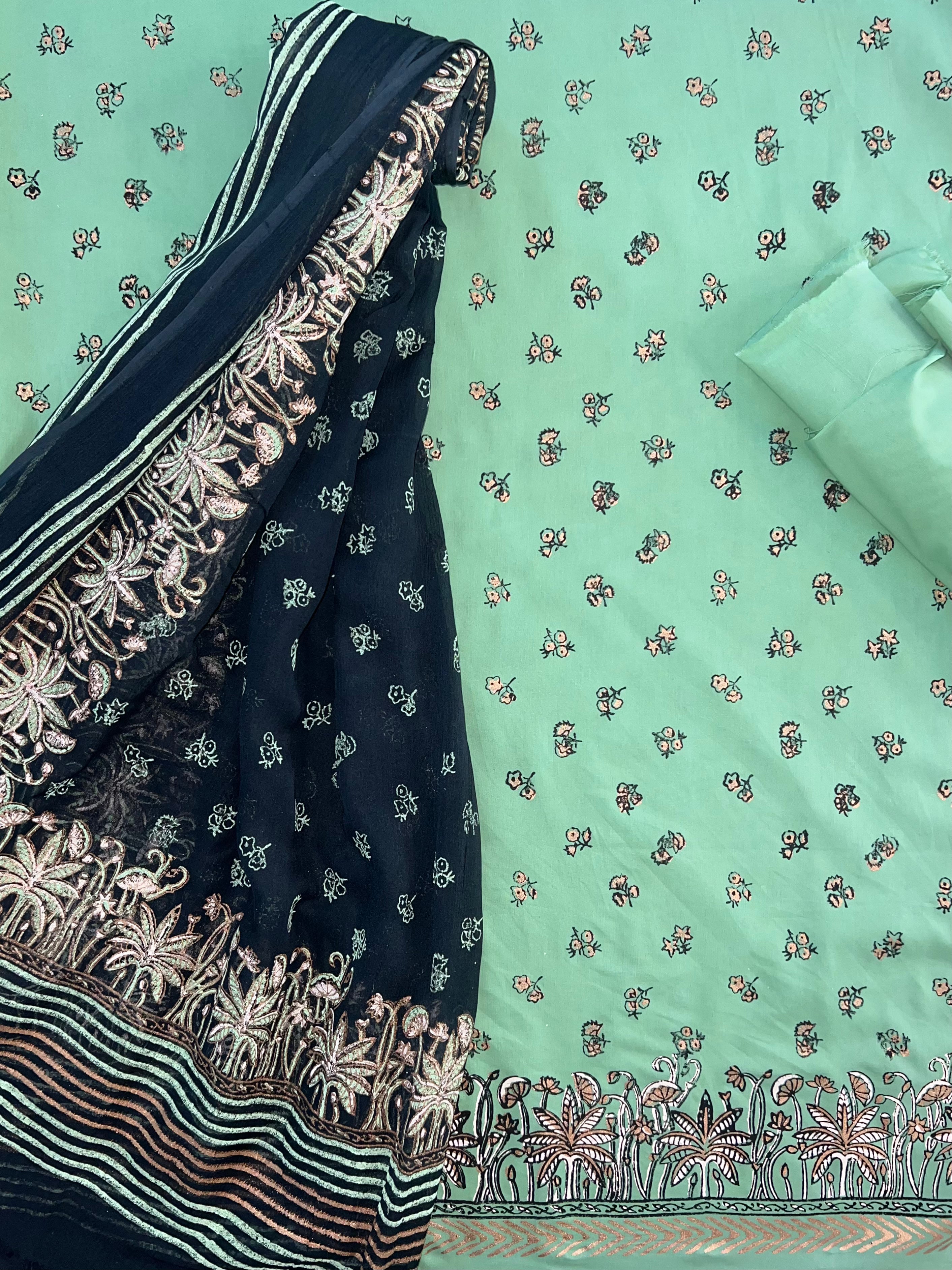 Mint Lotus - 3 Piece