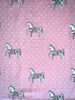 Pink Grey Horses - 3 Piece