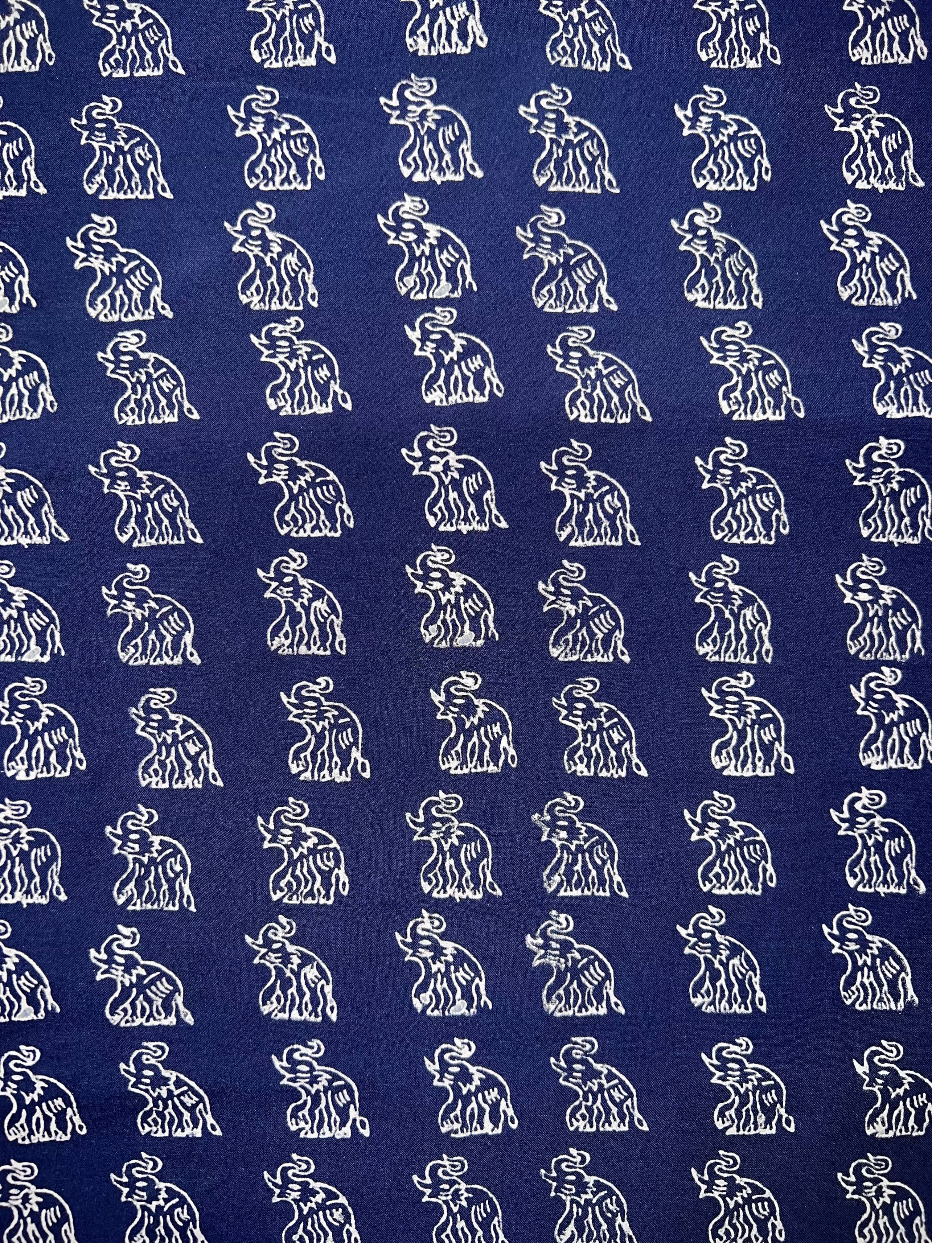 Navy Elephants - 2 Piece