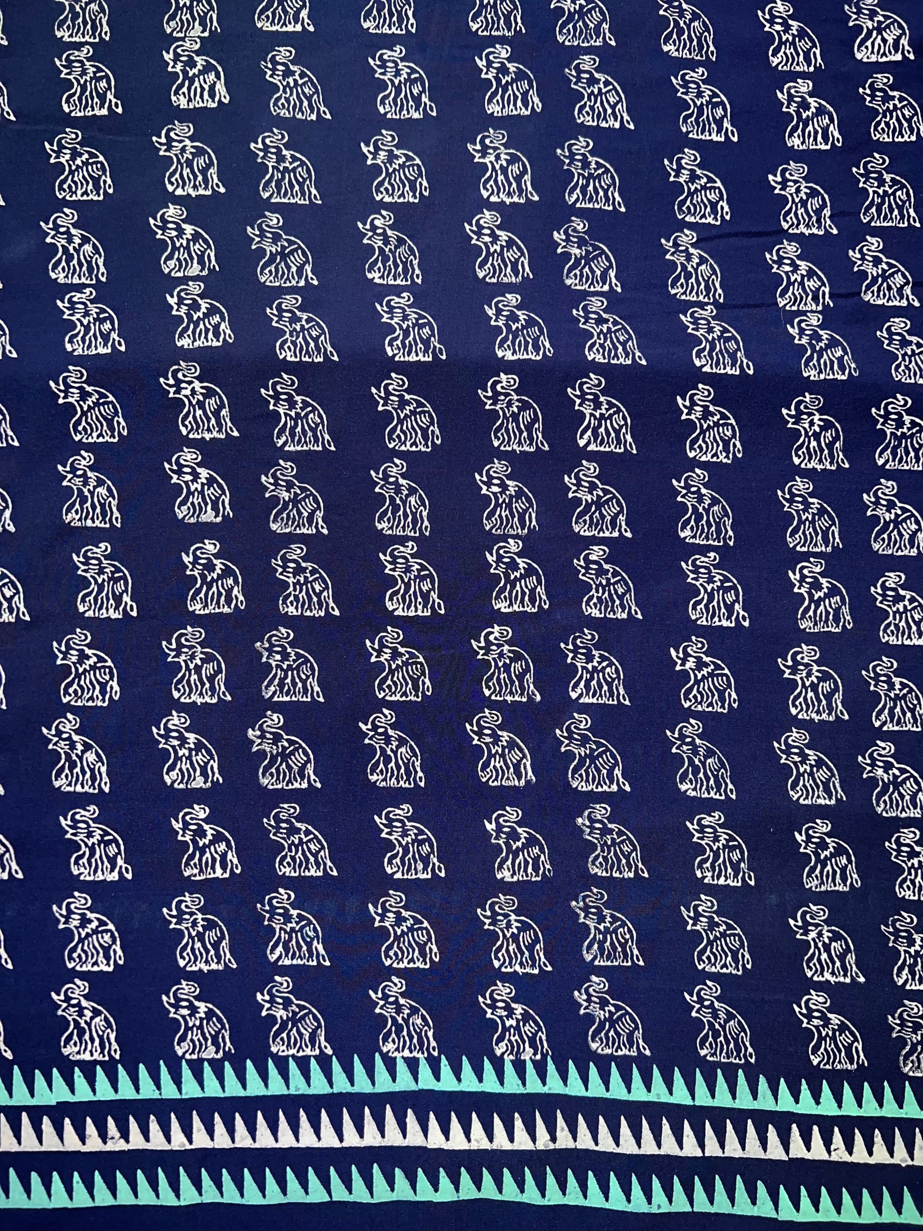 Navy Elephants - 2 Piece