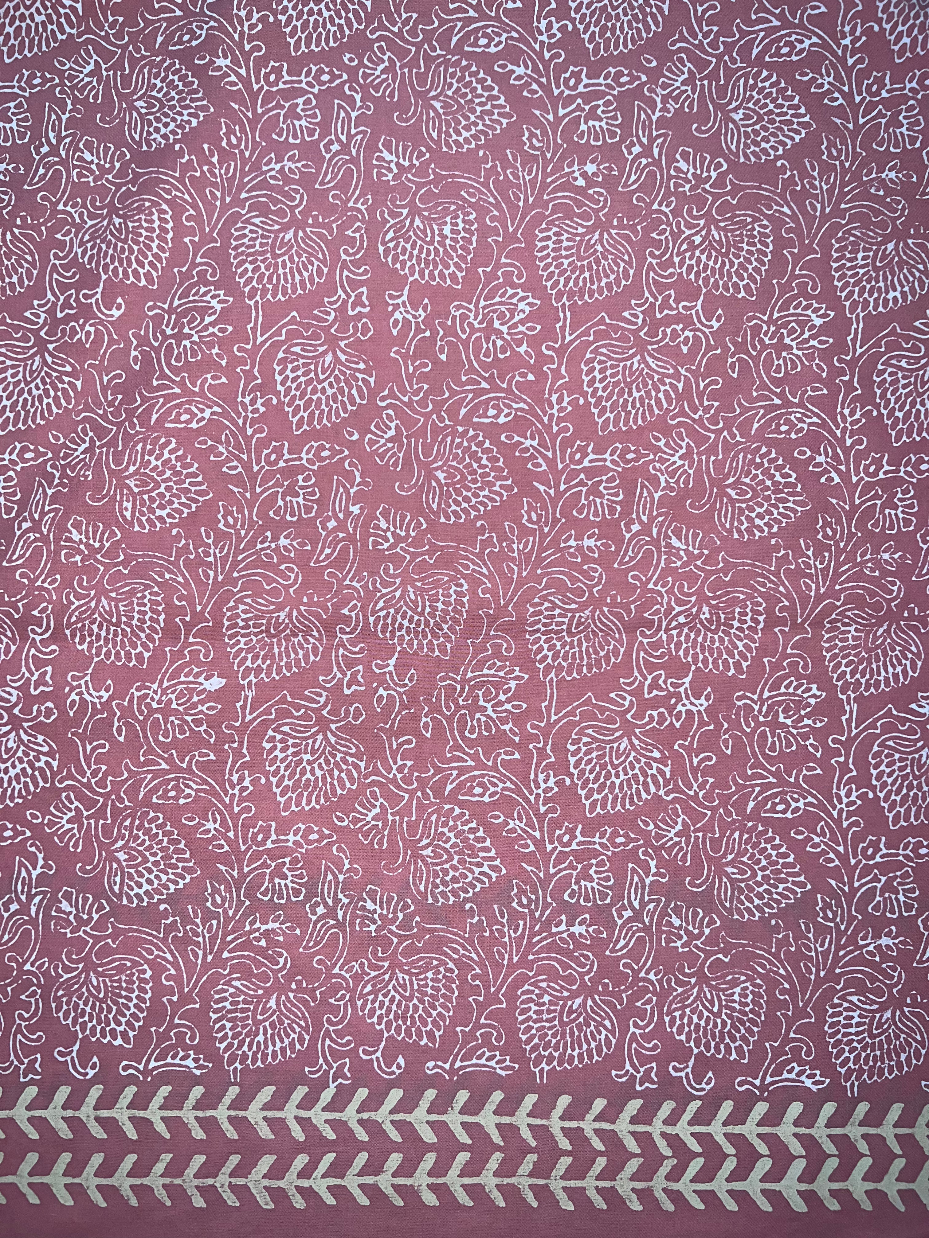 Salmon Pink Jaal - 3 Piece