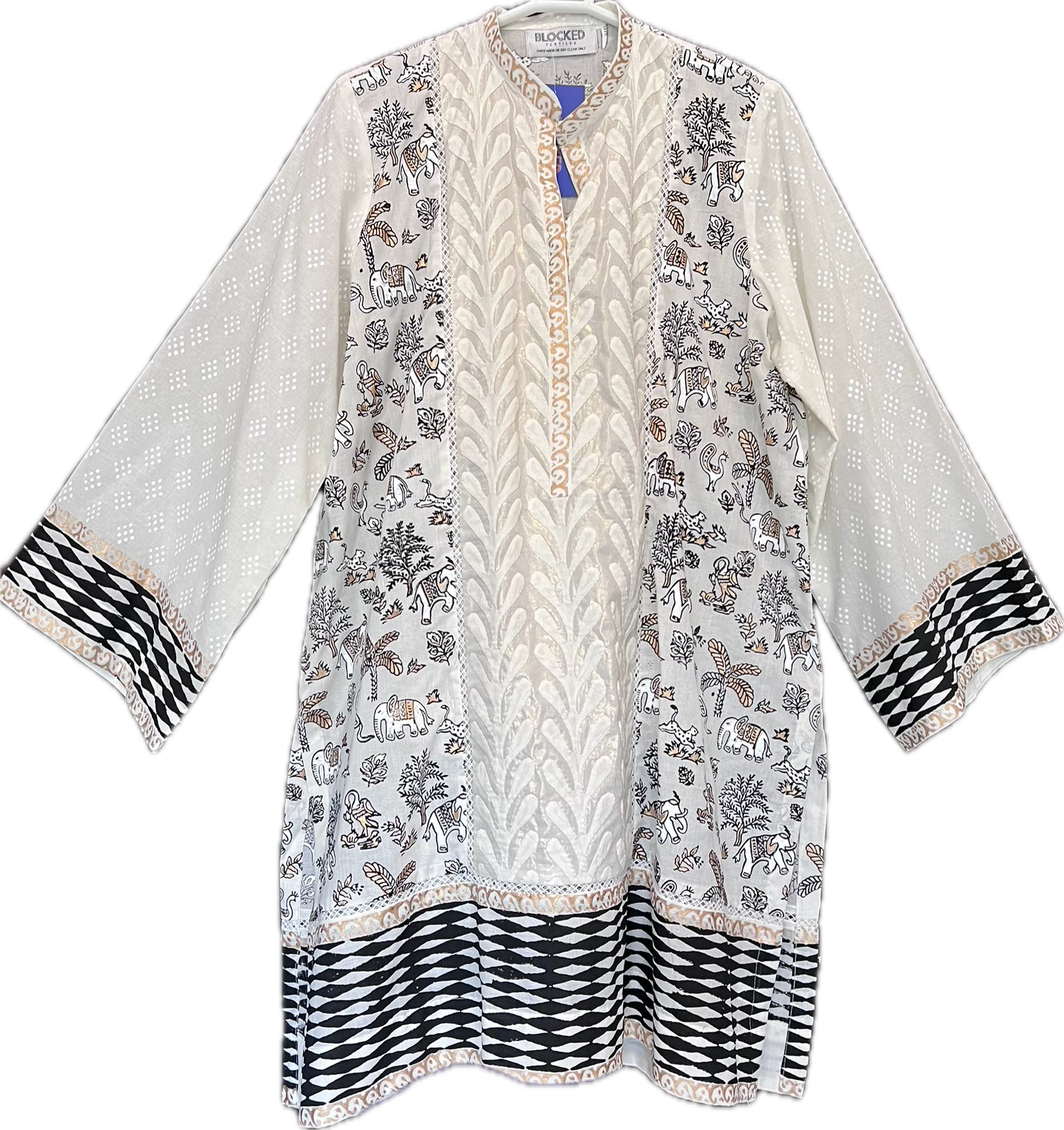 Ivory Appliqué Jungle