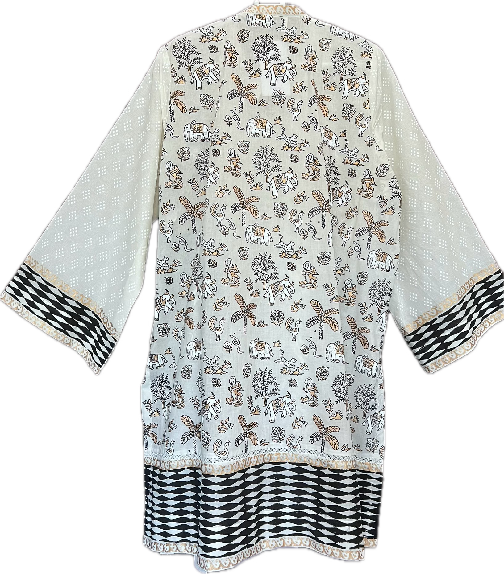 Ivory Appliqué Jungle