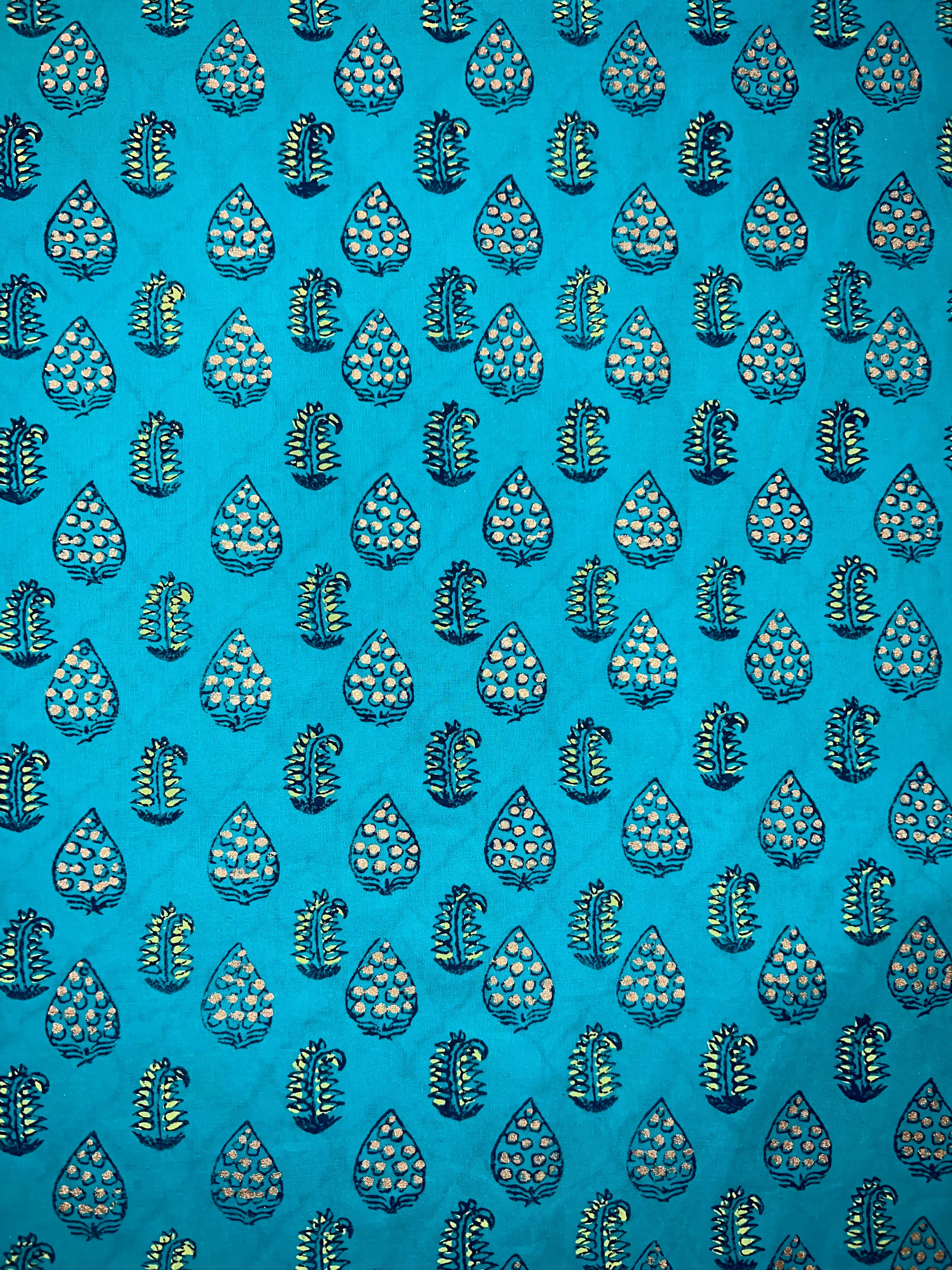 Turquoise Floral
