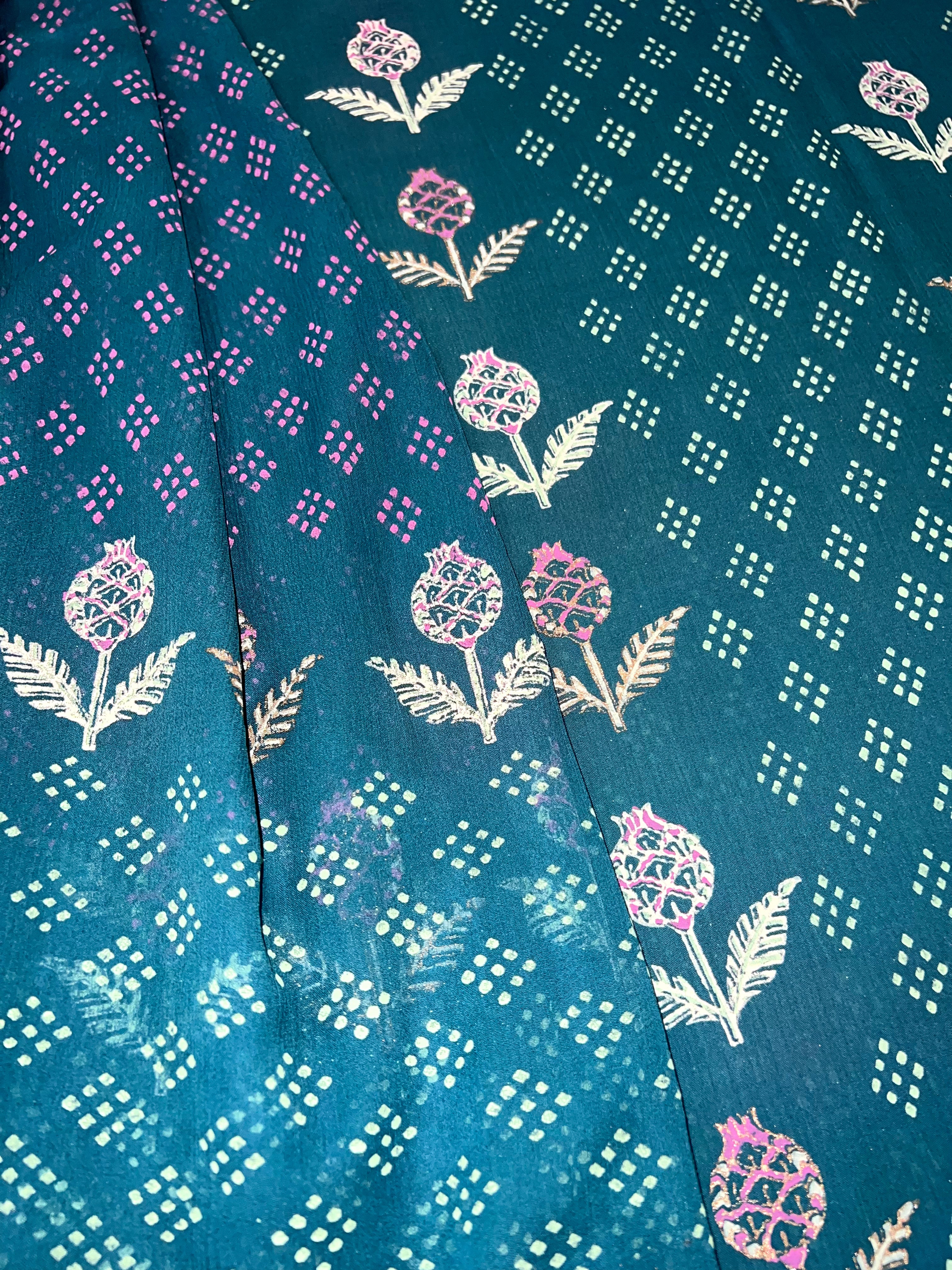 Teal Anar - 3 Piece