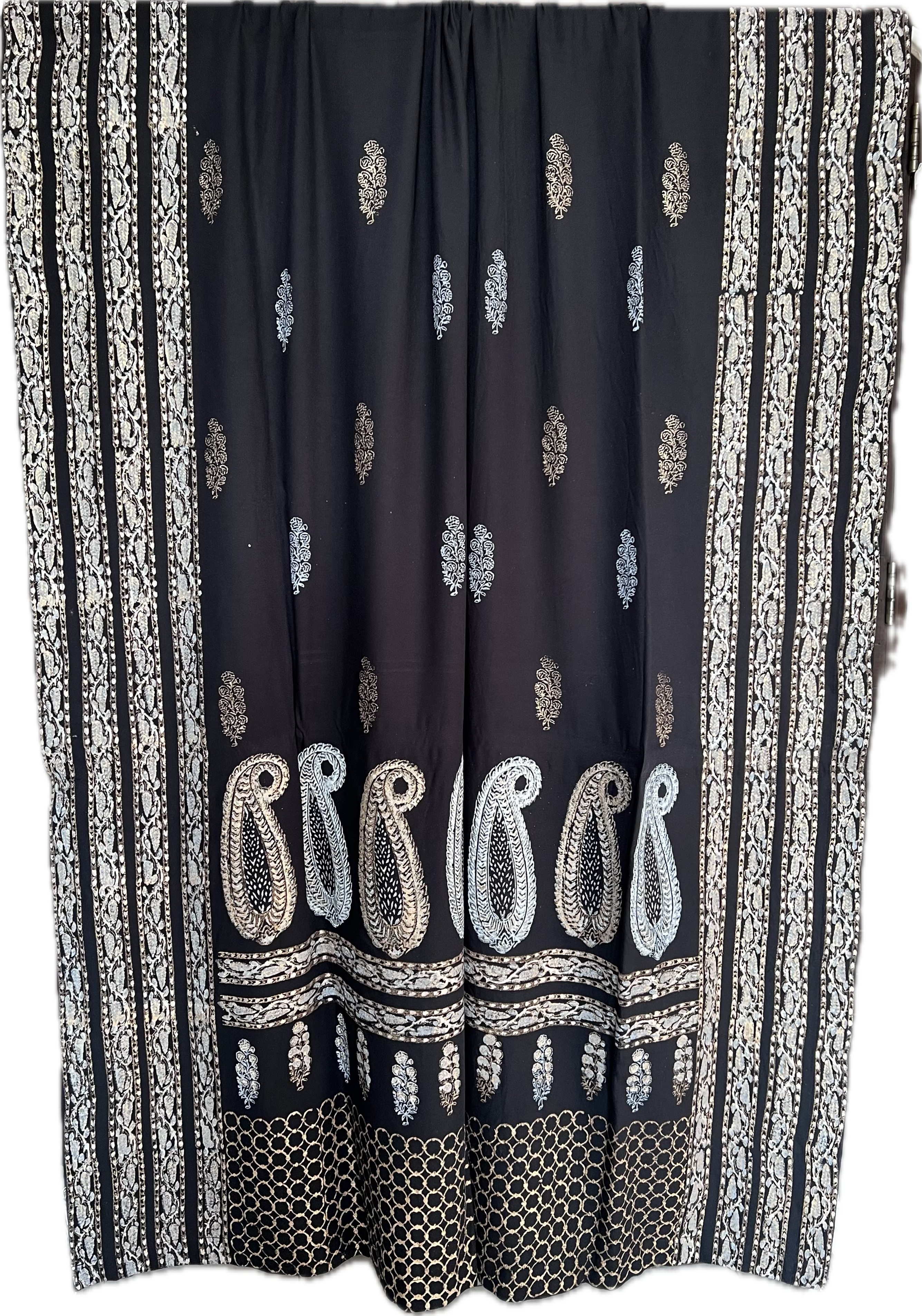 Black Paisley Shawl