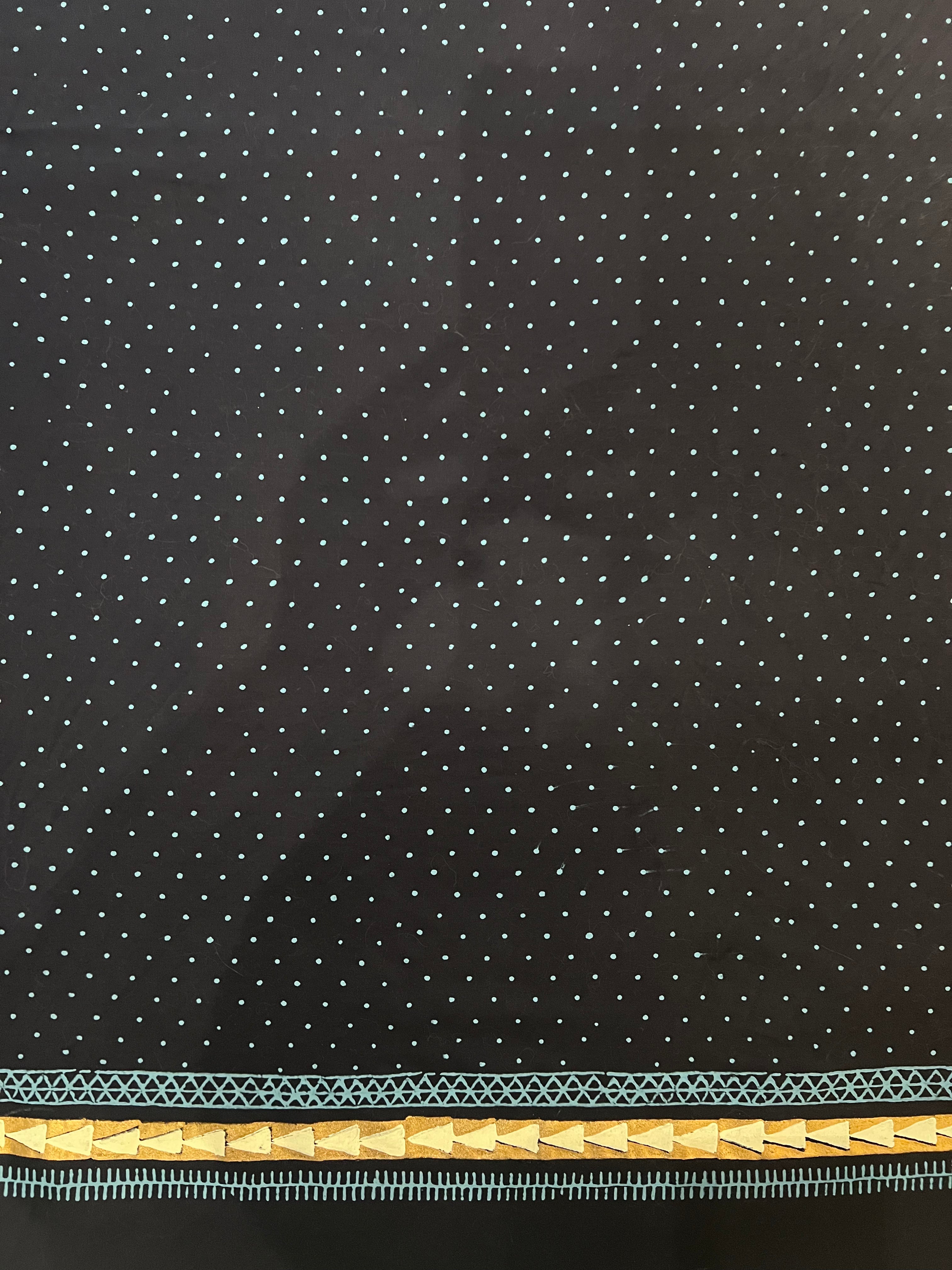 Deep Blue Floral - 3 Piece