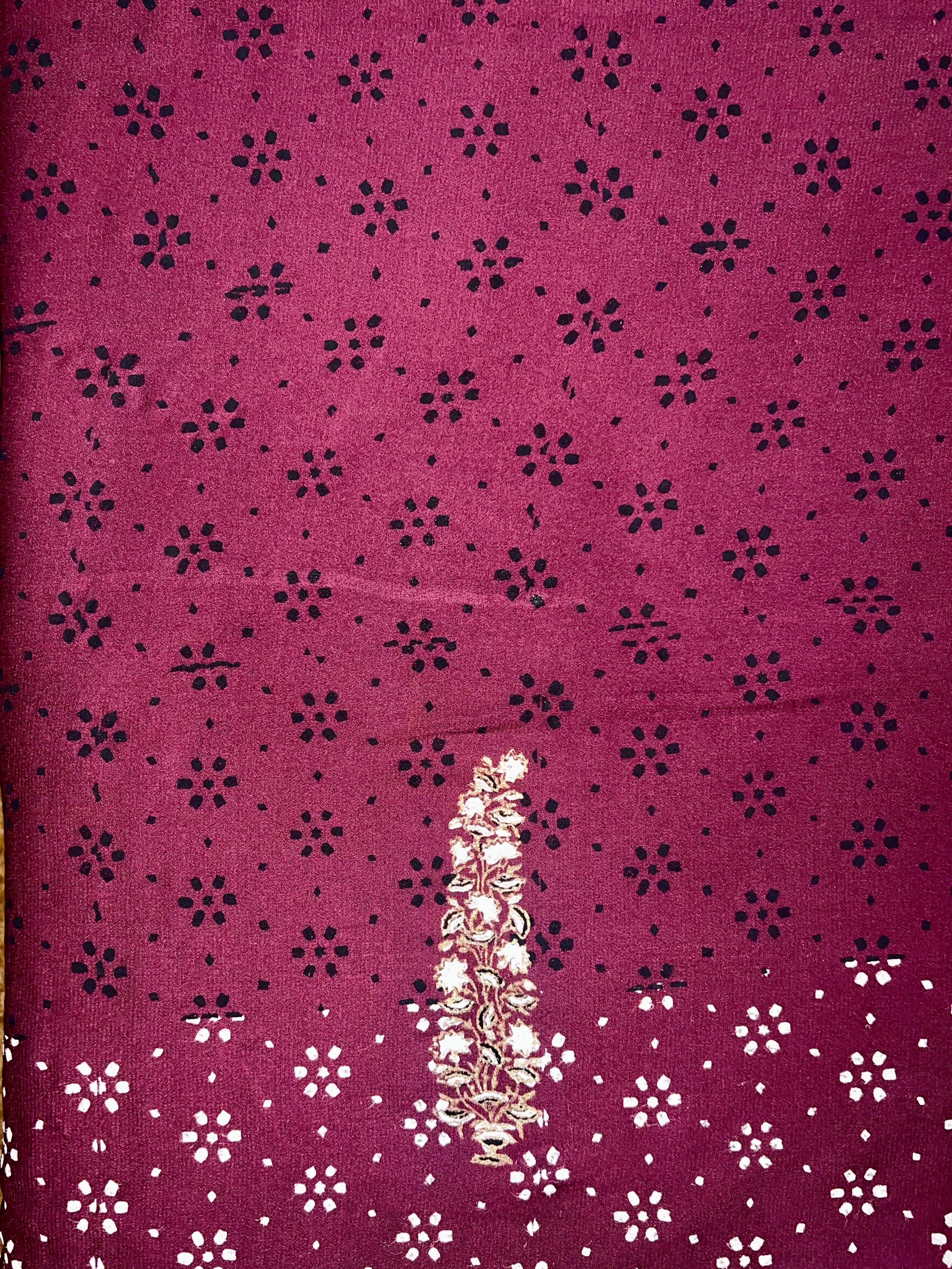 Maroon Phool - 3 Piece