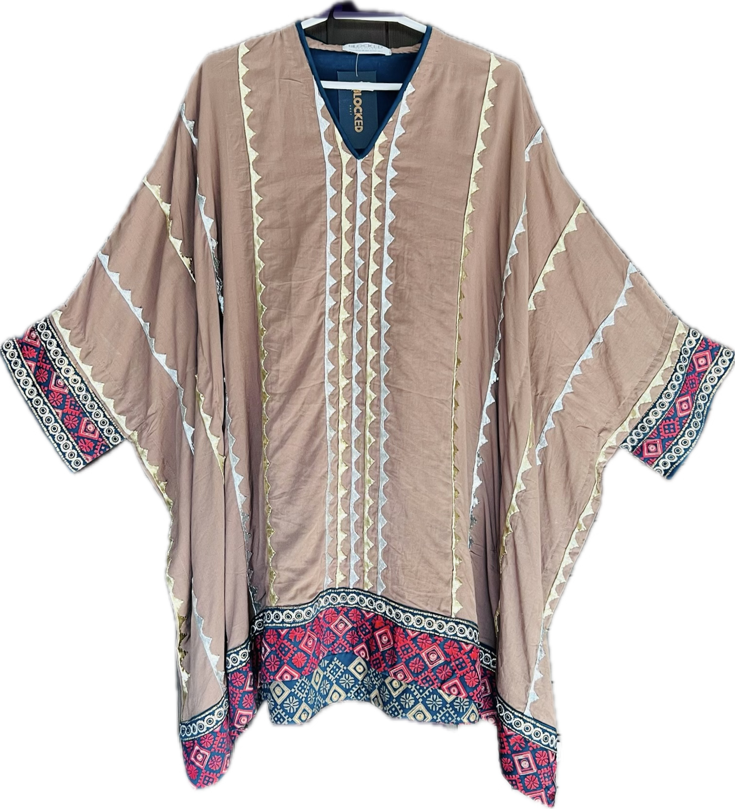 Beige Emerald Gota Tunic