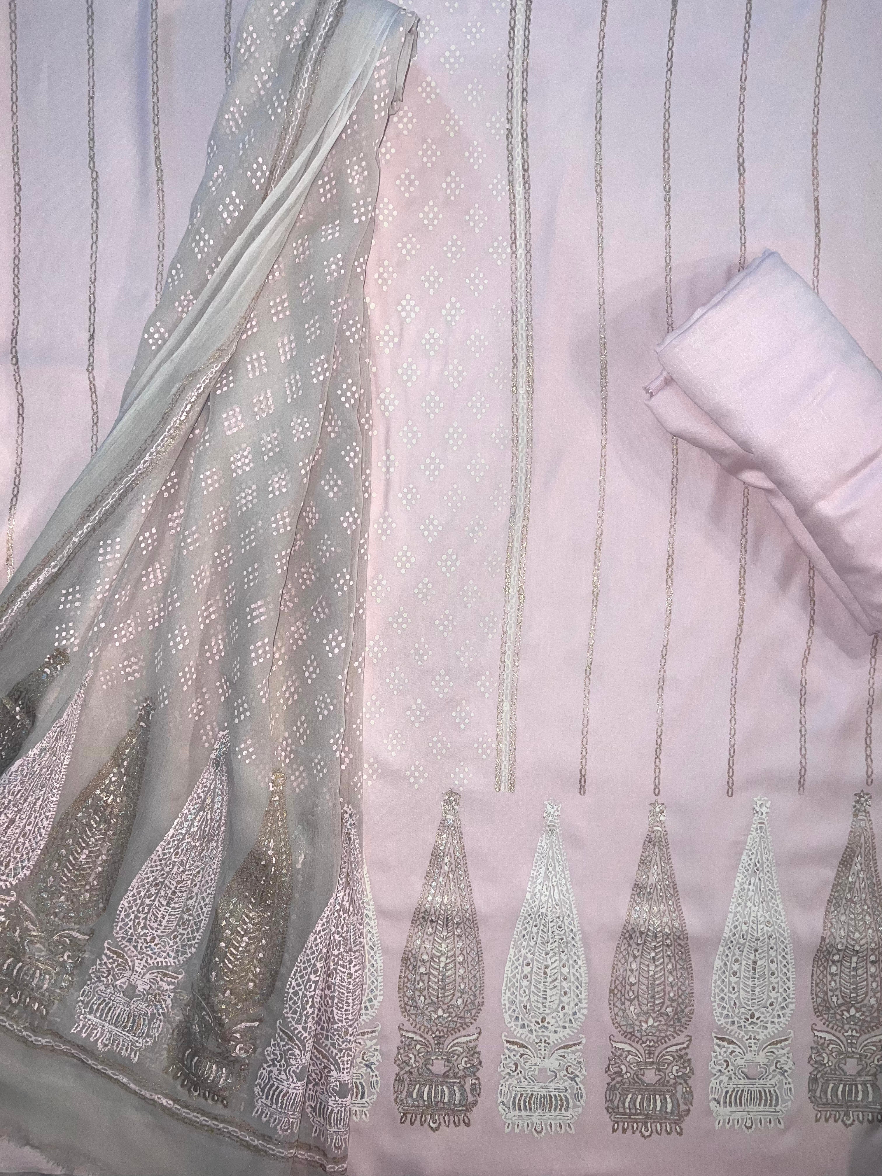 Pink Floral - 3 Piece