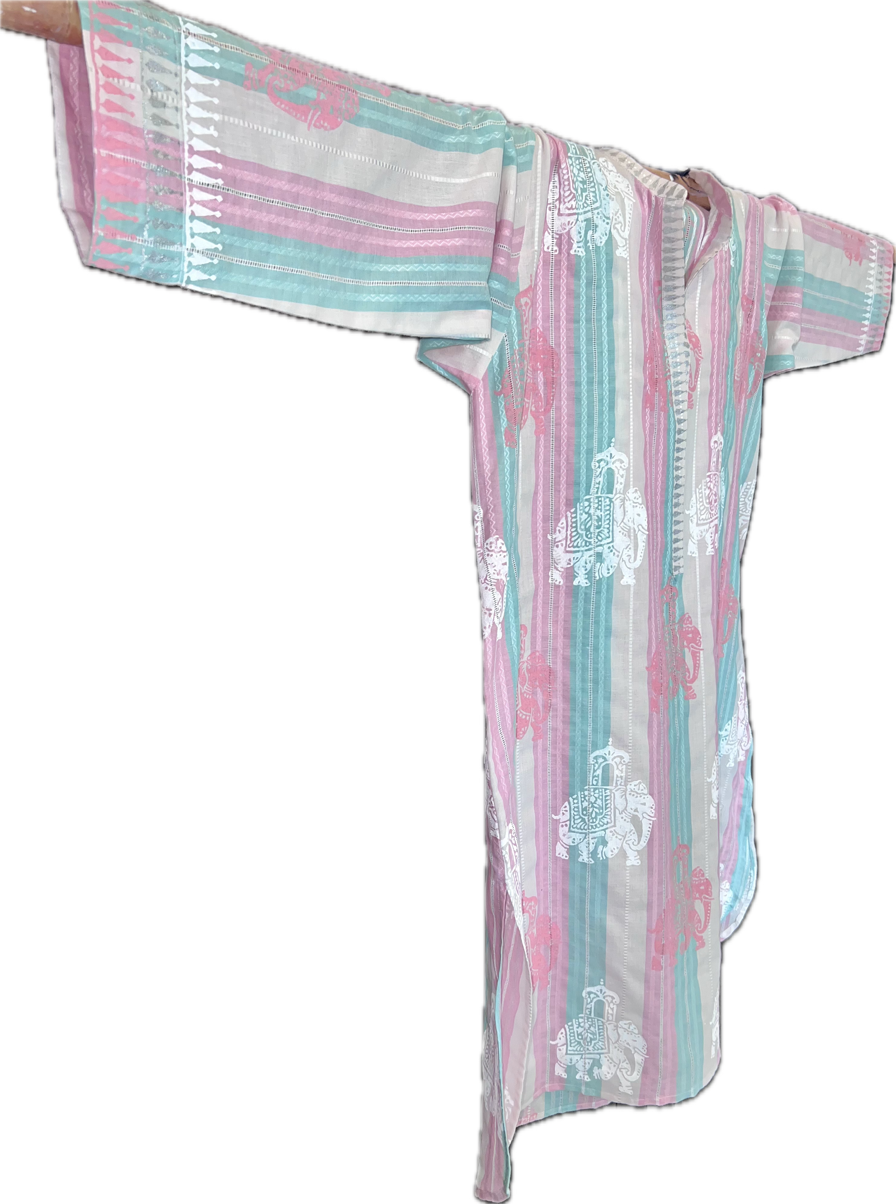 Pinky Striped Kurta