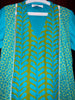 Turquoise Appliqué