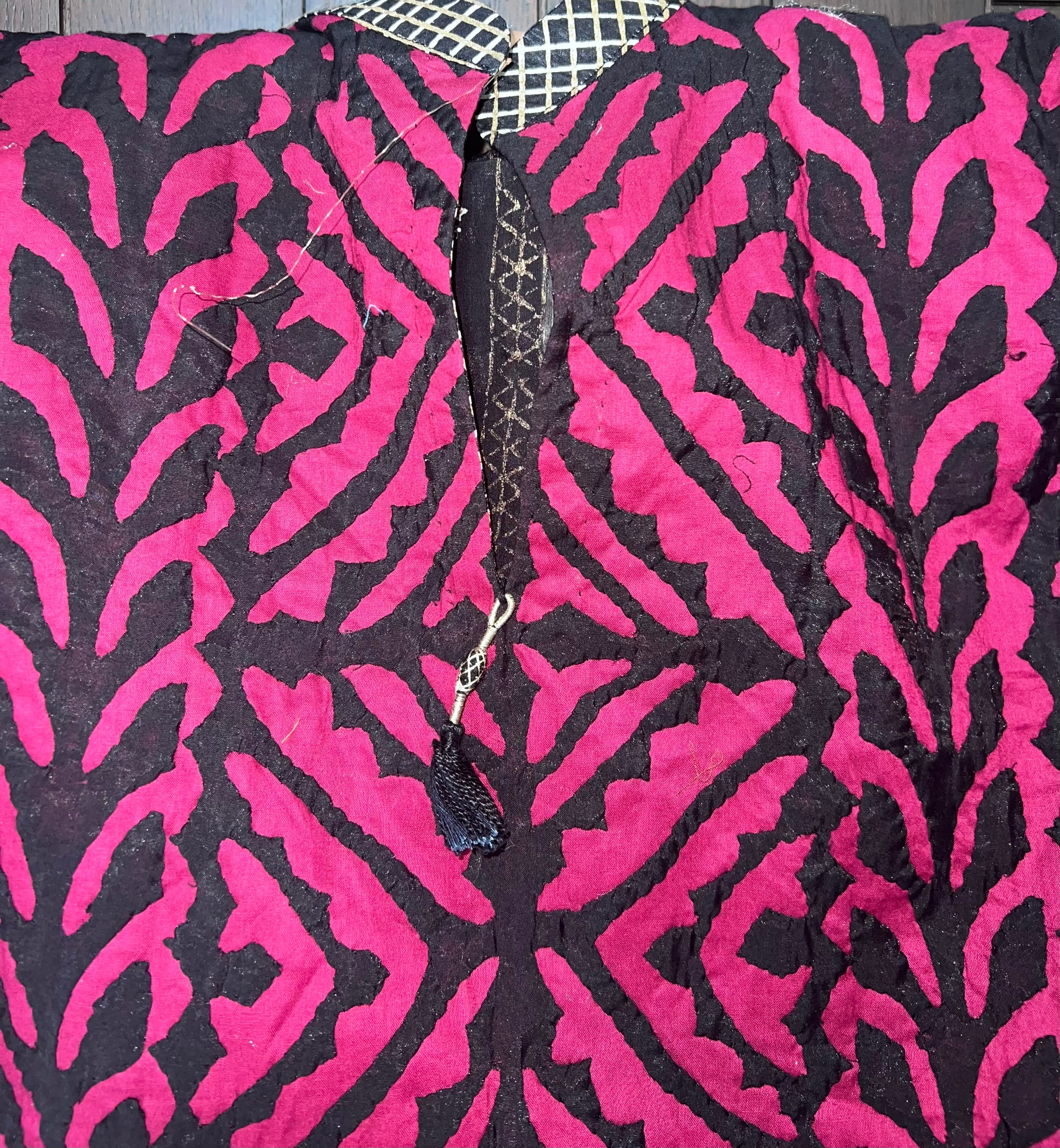 Pink & Black Applique