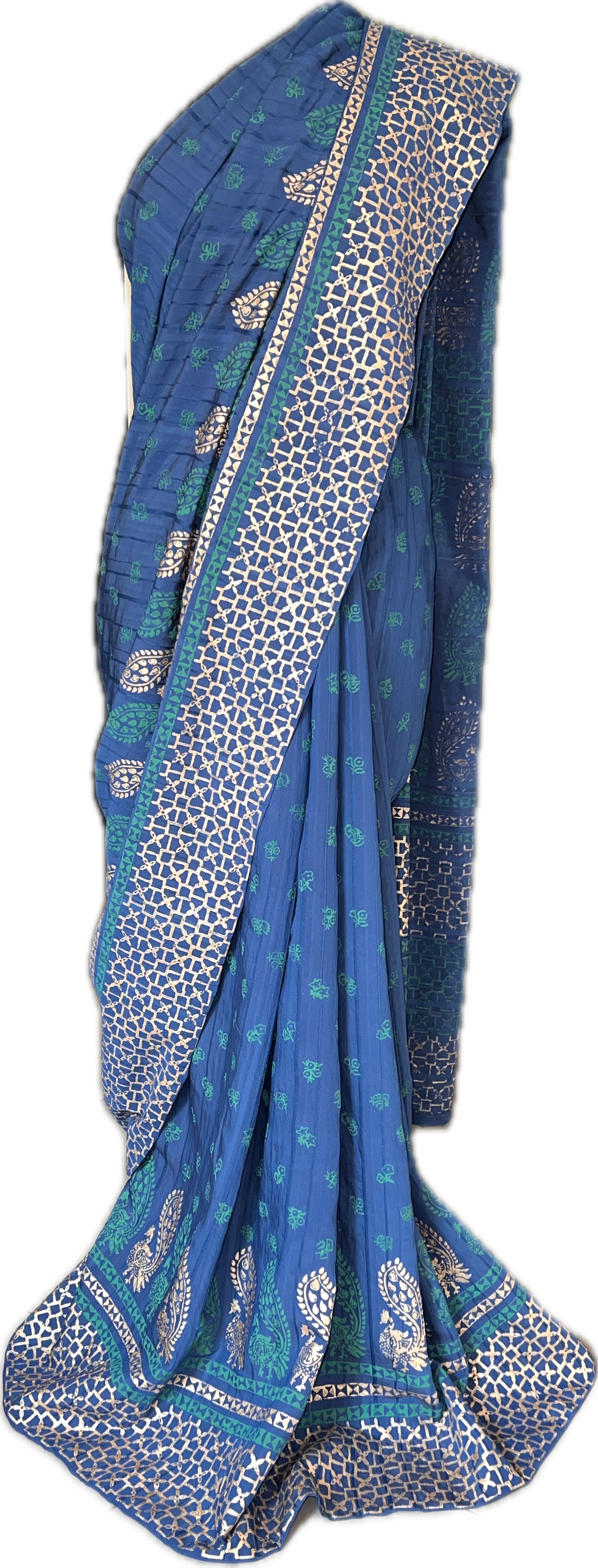 Cerulean Serenity Saree