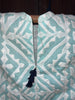 Ferozi White Appliqué
